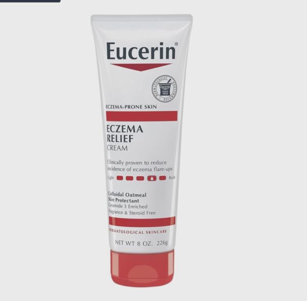 Eucerin Body Creme, Eczema Relief, 8 Ounce